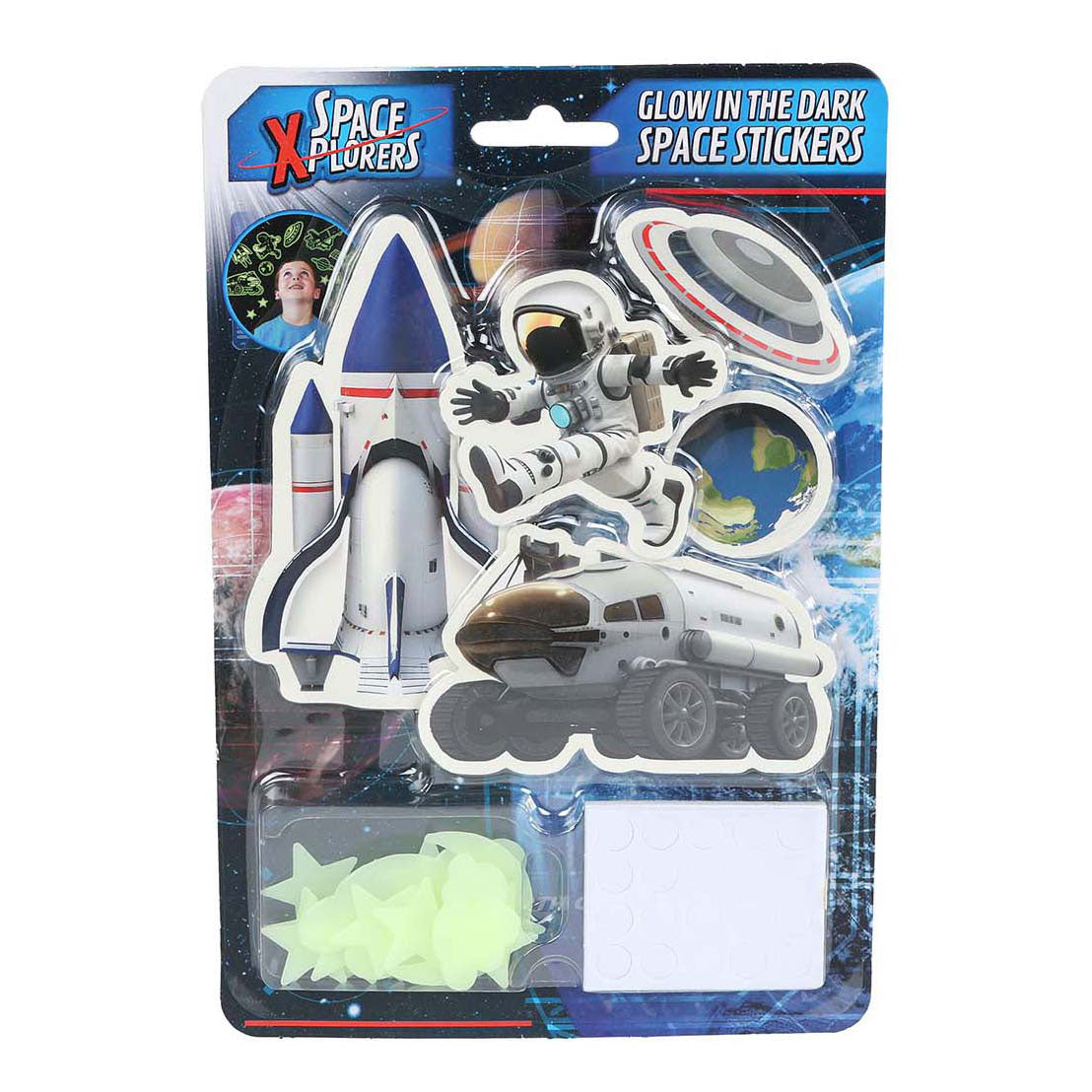 Space Explorers lyser i mørket klistermærker - 21.
