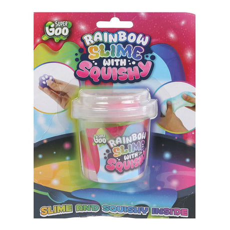 Ty super goo regenboog put met squishy - 90gr.