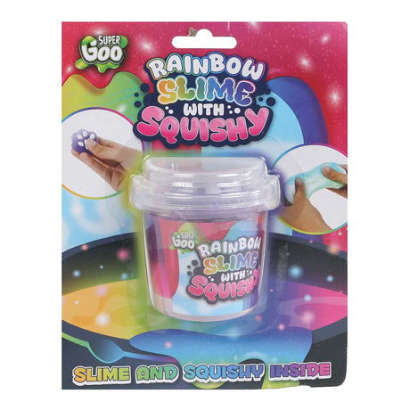 Ty super goo regenboog put met squishy - 90gr.
