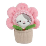 Tag mig med hjem plys kat krammetøj i potte 16cm - sødt legetøj.