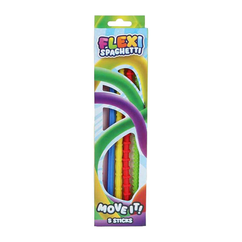 Flexi spaghetti bøjelige pinde - 5 stk.