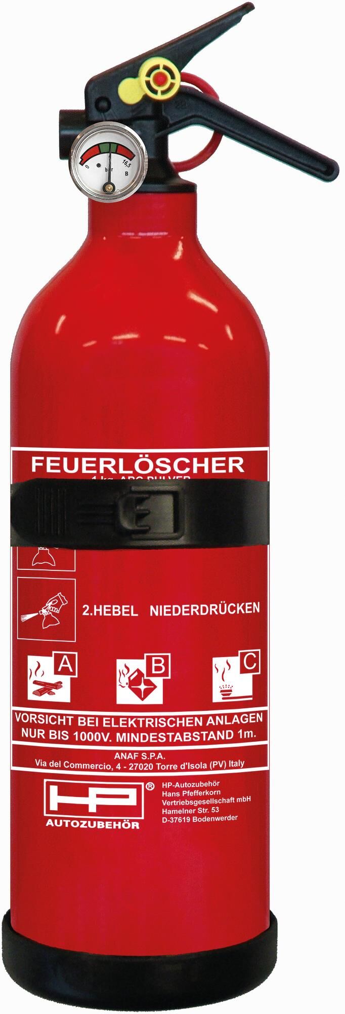Hp ildslukker ildslukker abc-pow 1 kg