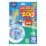 Skum 3D -puslespil Wild Animal