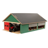Kids Globe Stable med Windbreak Gaas 1:32