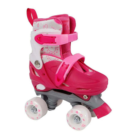 Street Rider Roller Skates Pink justerbar, størrelse 31-34