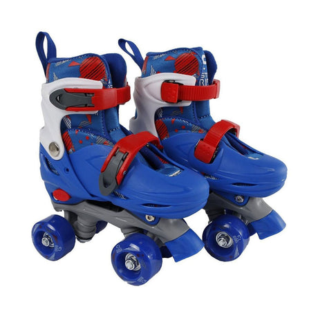 Street Rider Roller Skates Blue Justerbar, størrelse 27-30