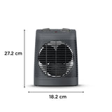 Rowenta so2321 varmeblæser 1800w grå