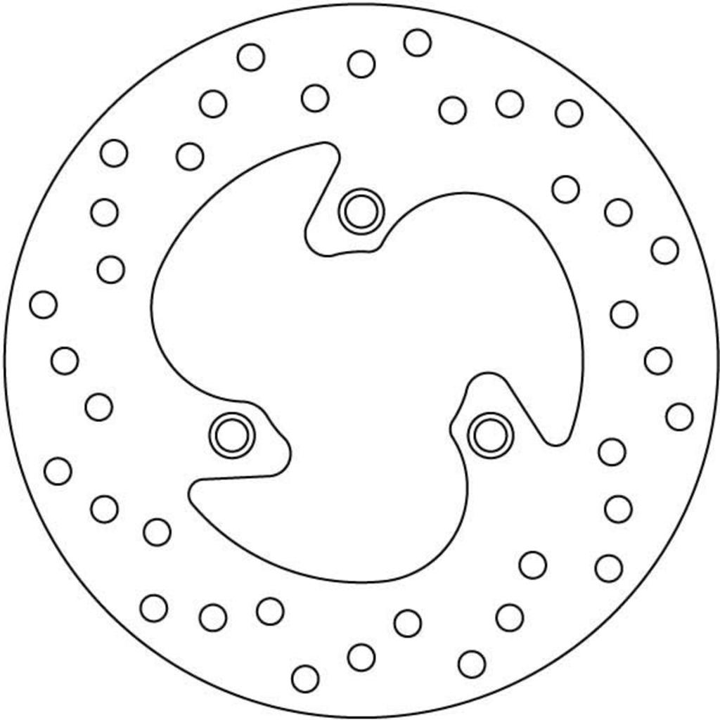 NewFren Brake Disc DF4001A | Aprilia Peugeot (foran bag)