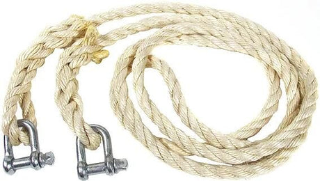 Ad trækkabel sisal sisal reb med sjækler u.flag op til 2.500 kg