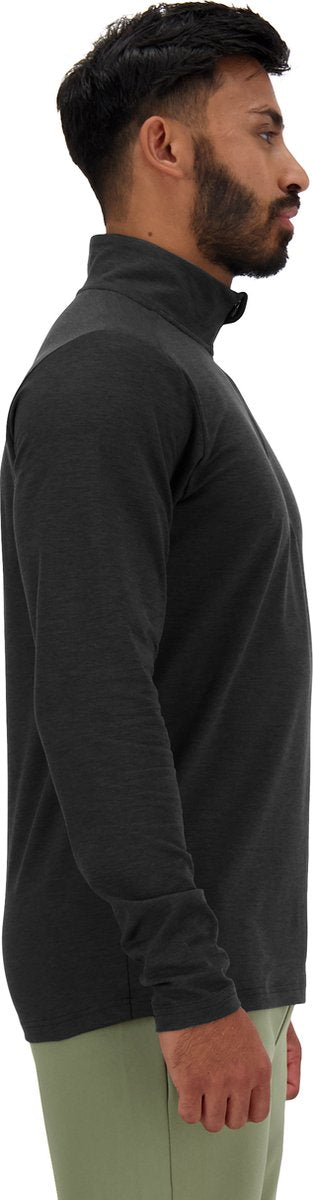 New balance space dye 1 4 zip herre sportstrøje - sort