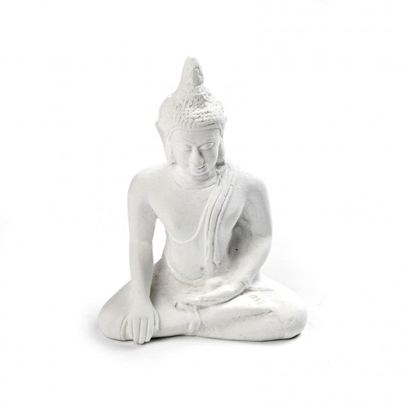 Powertex • gips siddende hindi 4x7x10cm