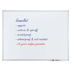 Magnetisk whiteboard franken x-traline sc3209 emaljeret 150x100cm hvid
