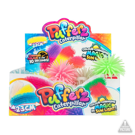 Toi-legetøj pufferz puffer figur uv farveskift 21cm 5 assorteret