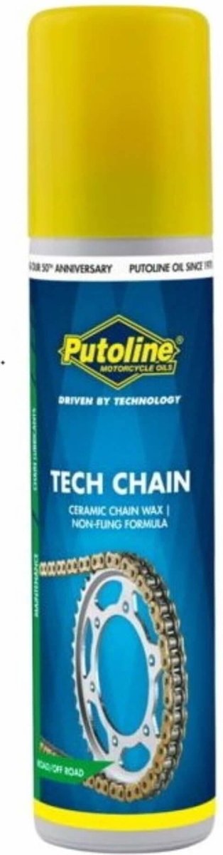Putoline kædespray - korrosions slidbeskyttelse - vandafvisende - anti-svampe - 75 ml