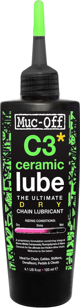 Muc-off dry lube c3 kæde olie keramik 120ml