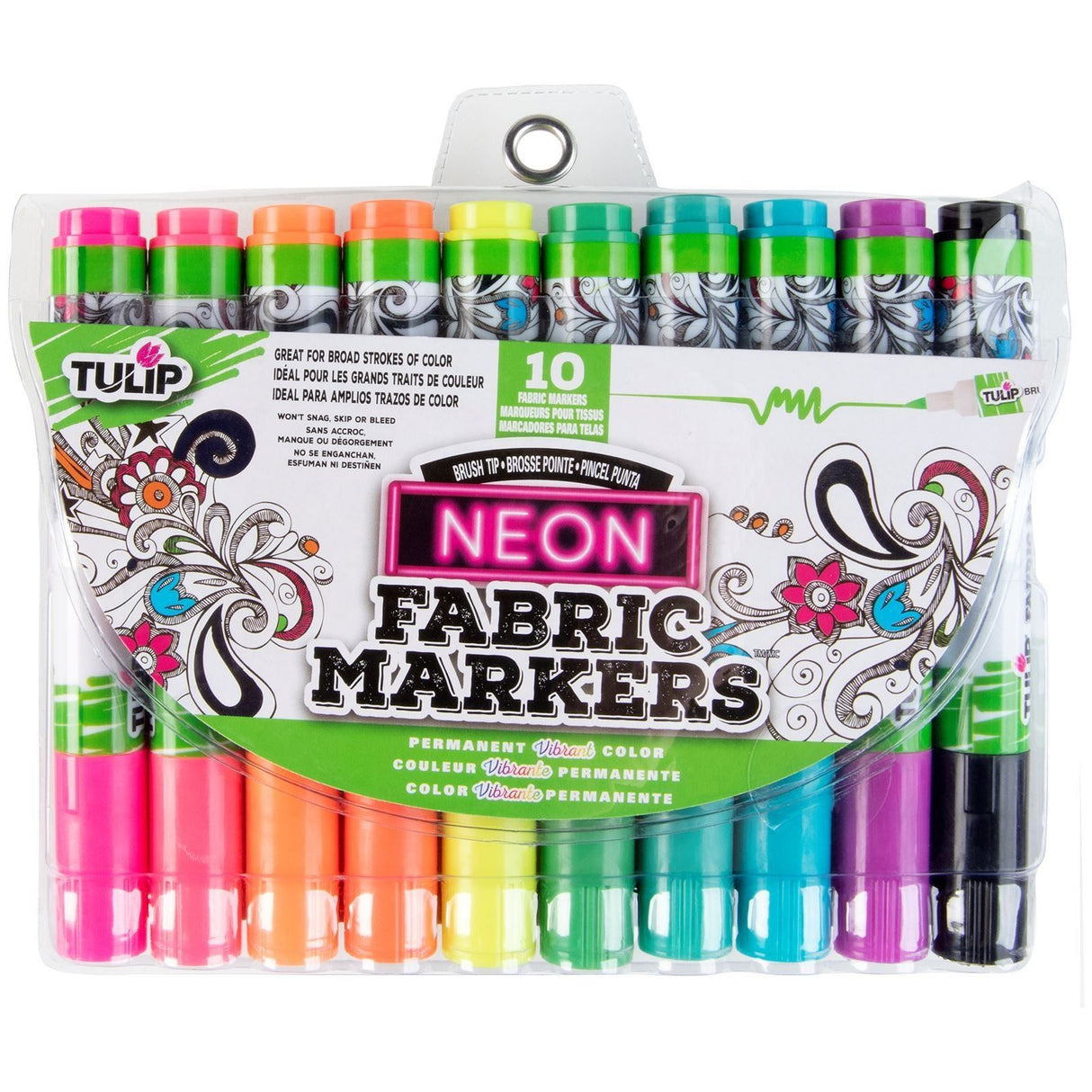 Tulipan • tekstiltuscher neon 10 stk.