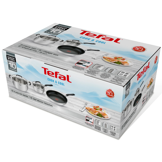 Tefal Køkkengrej Tefal Cook Cool Pan Set 3-delt