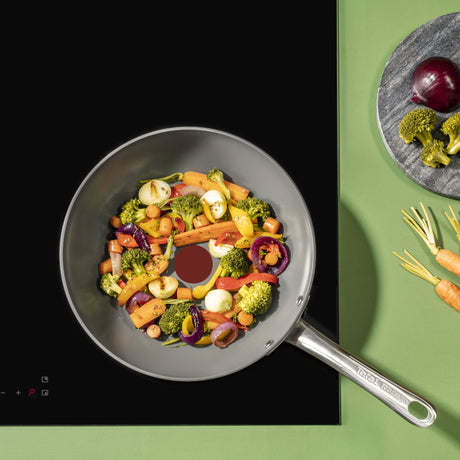 Tefal renew+ wokpande - ø28 cm - keramik - pfas-fri - velegnet til induktion