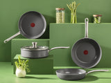 Tefal renew+ stegepande - ø24 cm - keramik - pfas-fri - velegnet til induktion