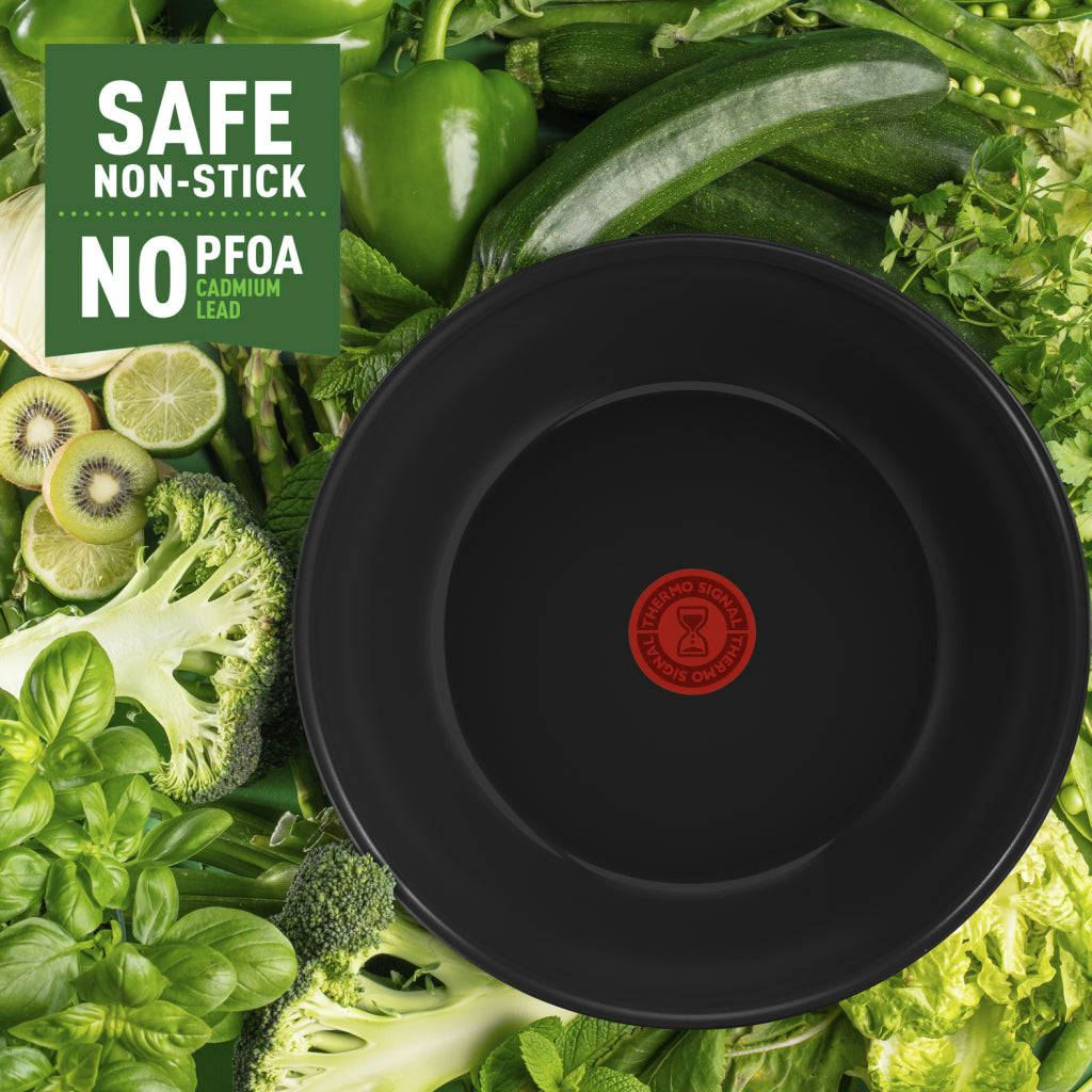 Tefal køkkengrej Tefal renew sort wokpande 28 cm sort