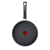 Tefal keramisk stegepande 24cm induktionssort med låg.