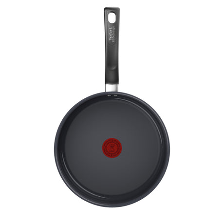 Tefal keramisk stegepande 24cm induktionssort med låg.