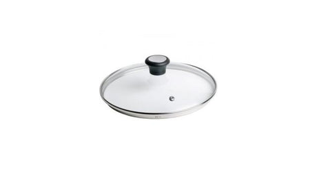 Tefal glaslåg - ø 28 cm - med damphul - varmebestandig - velegnet til stegepander