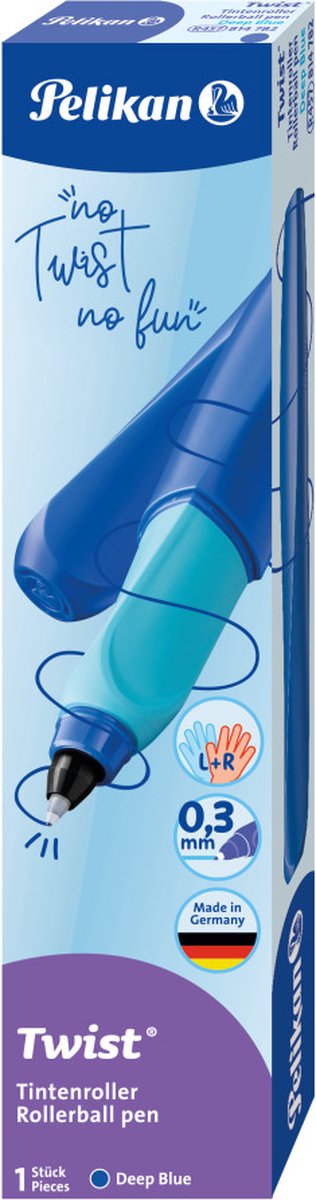 Pelikan rollerball twist dyb blå