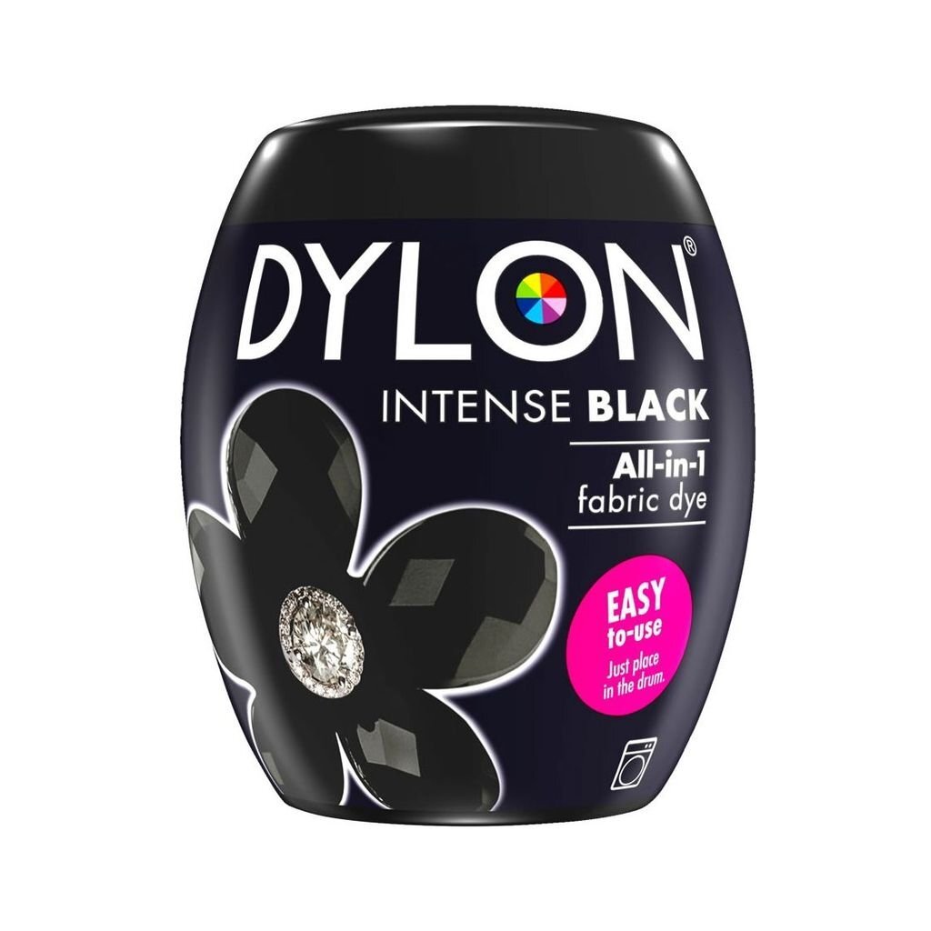 Basic Dylon maskinvask tekstilmaling intens sort 350 gr