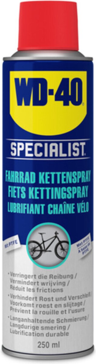 WD40 Specialist cykelhalskæde spray 250 ml