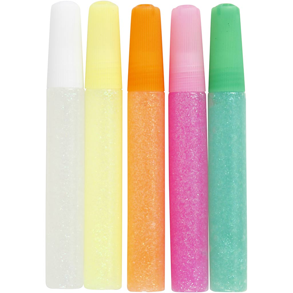 Https: www.cchobby.nl glitter lim-pastelfarver-5x10-ml-1-boks