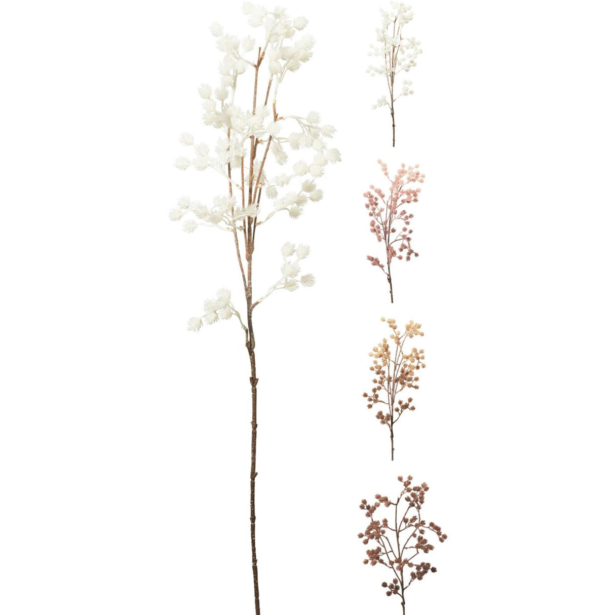 Home styling kunsttak 98cm 4 assorti kunsttak gipskruid 98cm