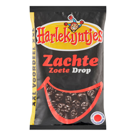 Harlequins blød sød lakridspose (6x 1kg)