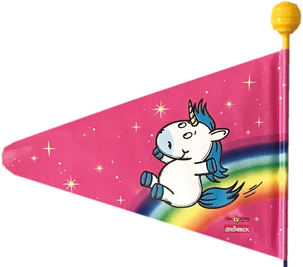 Cykel mode sikkerhedsflag sikkerhedsflag einhorn
