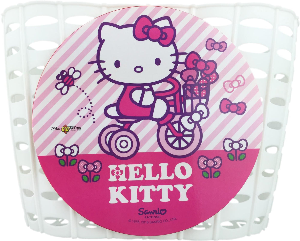 Bike fashion børnecykelkurv børnekurv hello kitty plastik