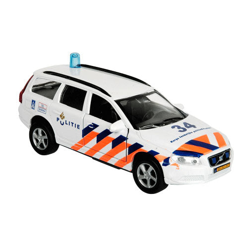 Kids globe police volvo v70 lys lyd