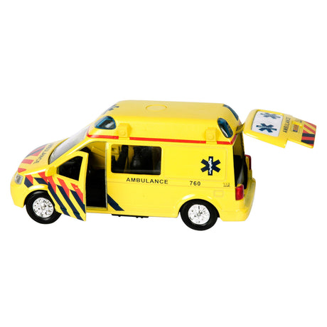 Kids globe ambulance nl die cast pb med lys og lyd 13cm