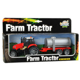 Børneklodetraktor med trailerlyslyd 1:32