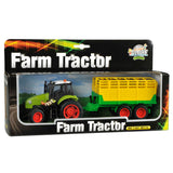 Børneklodetraktor med trailerlyslyd 1:32