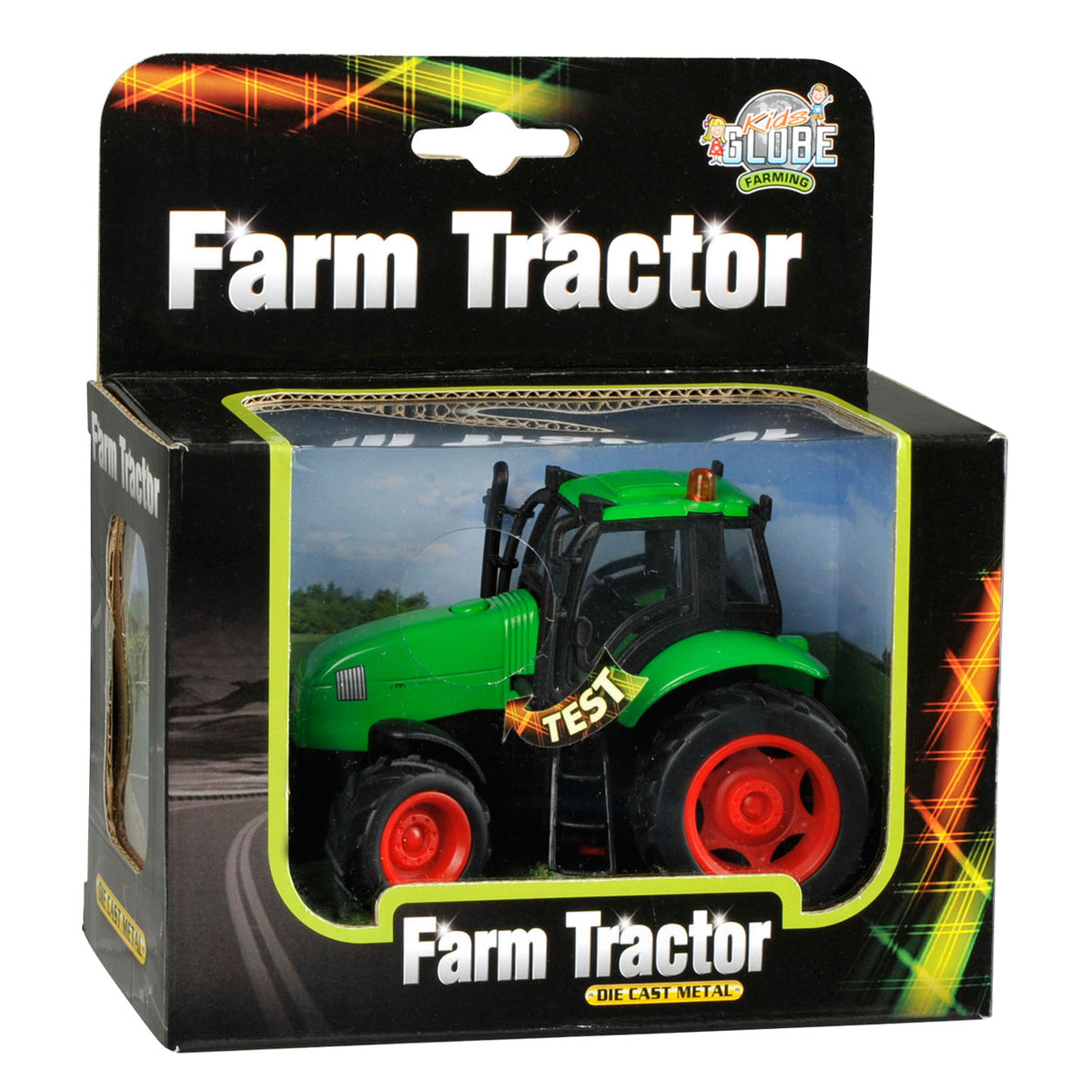 Børneklodetraktor med lys og lyd, 1:32