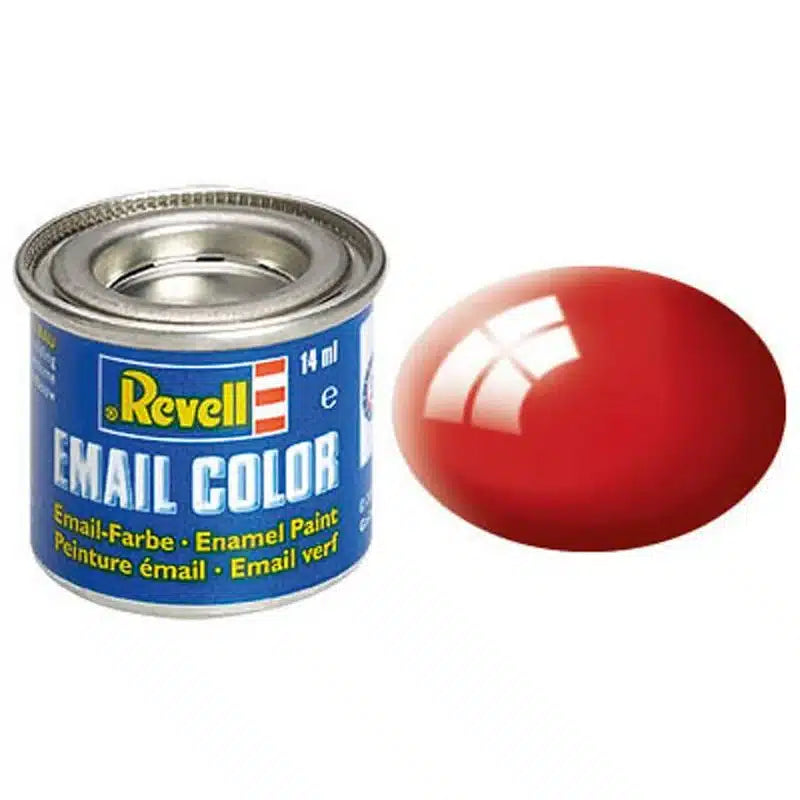 Revell emaljemaling #31 - brandrød, blank