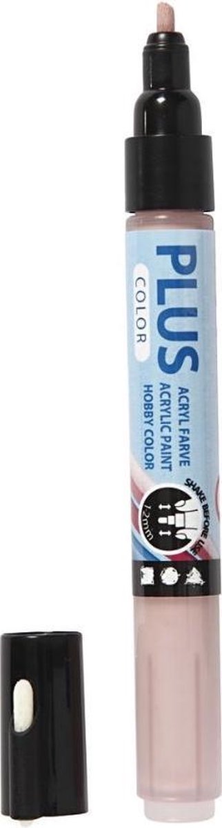 Creotime tusch plus farve 1-2 mm gammel pink