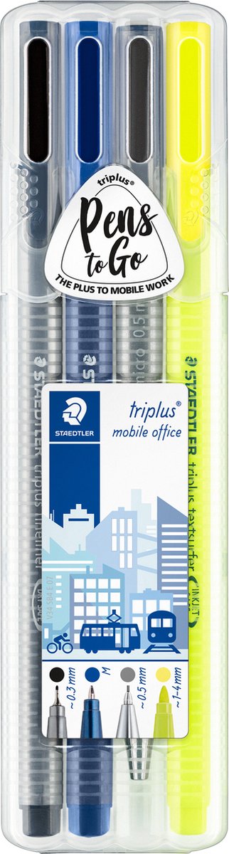 Staedtler triplus mobilt kontorskrivesæt