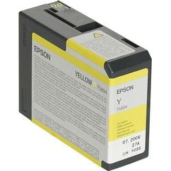 blækpatron epson t5804 gul