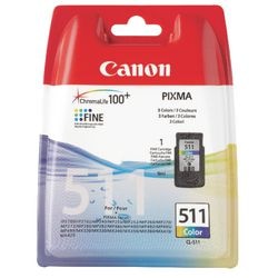 Cartridge canon cli-511 cyan magenta gul