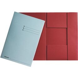 Esselte mappen 3 flappen folio 235x350mm groen
