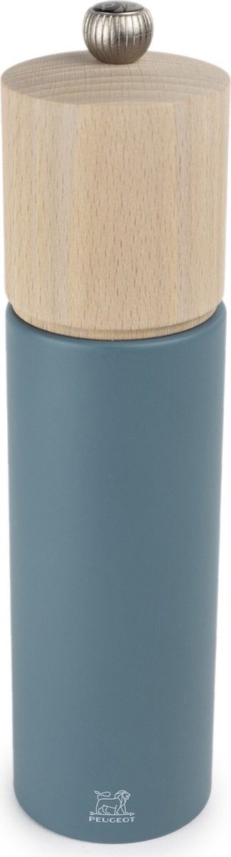 Peugeot boreal peberkværn 21 cm - himmelblå - bøgetræ