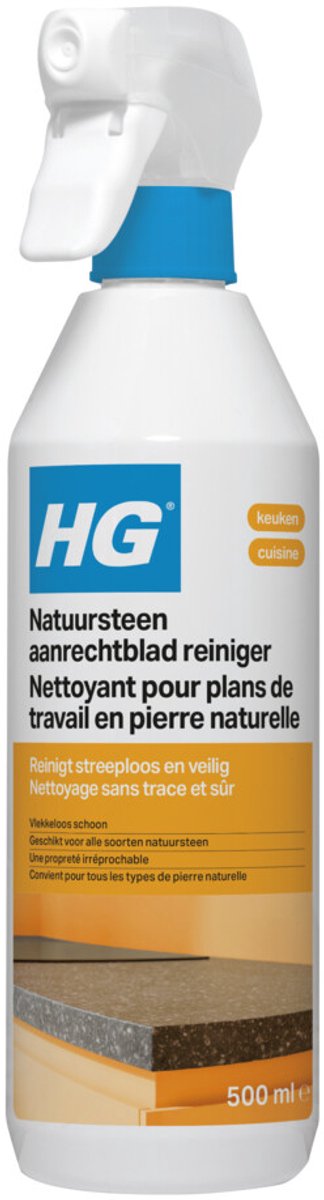 Hg bordpladerens - natursten - køkkenrens - 1x 500ml