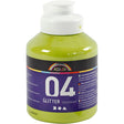 Creativ virksomhed https: www.cchobby.nl acryl-paint-with-glitters-lime-green-500-ml-1-bottle