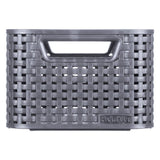 Curver stil kurv i rattan stil antracit 12,9x28,5x19,4 cm